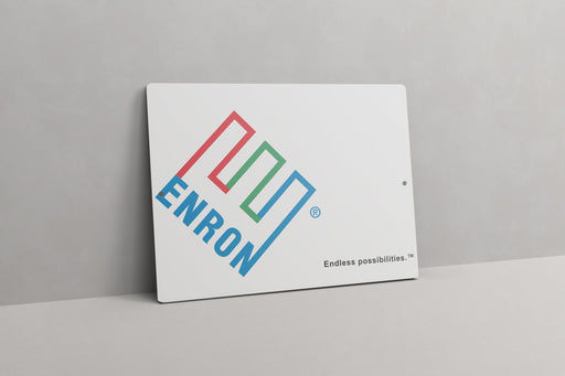 Enron Energy Metal Sign, Enron Corporation, Investment, Finance, Enron Decoration, Wall Decor