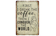 Winnie The Pooh Metal Sign, Winnie The Pooh Gift, Coffee Sign, Classic Winnie Pooh, Metal Sign, Winnie The Pooh, Mothers Day Gift