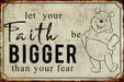 Winnie The Pooh Metal Sign, Winnie The Pooh Gift, Classic Winnie Pooh, Metal Sign, Winnie The Pooh, Pooh Metal Sign, Mothers Day Gift
