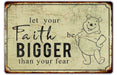 Winnie The Pooh Metal Sign, Winnie The Pooh Gift, Classic Winnie Pooh, Metal Sign, Winnie The Pooh, Pooh Metal Sign, Mothers Day Gift