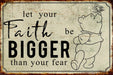 Winnie The Pooh Metal Sign, Winnie The Pooh Gift, Classic Winnie Pooh, Metal Sign, Winnie The Pooh, Pooh Metal Sign, Mothers Day Gift