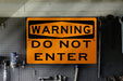 Do Not Enter Metal Sign: A Funny Gift for Dad - Father's Day Special!