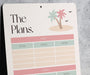 Motivational Planner - Metal Dry Erase Planner - Bedroom Planner - Daily Planner - Weekly Planner - Monthly Planner - Metal