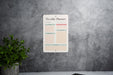 Family Planner - Metal Dry Erase Planner - Weekly Planner - Fridge Planner - Simple Planner - Reusable Planner- Chores List - Shopping List