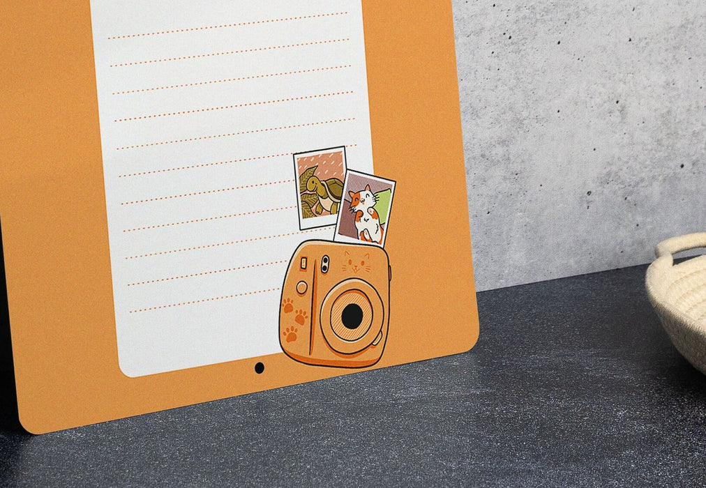 Cute Daily Planner - Metal Dry Erase Planner - Fridge Planner - Daily Planner - Academic Planner - Homeschool Planner - Garden Planner