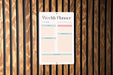 Family Planner - Metal Dry Erase Planner - Weekly Planner - Fridge Planner - Simple Planner - Reusable Planner- Chores List - Shopping List