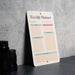 Family Planner - Metal Dry Erase Planner - Weekly Planner - Fridge Planner - Simple Planner - Reusable Planner- Chores List - Shopping List