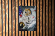 Astronaut Doge Meme Metal Sign - Space Dog Decor, Meme Wall Art, Funny Animal Sign, Outer Space Decor, Quirky Home Accessory