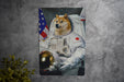 Astronaut Doge Meme Metal Sign - Space Dog Decor, Meme Wall Art, Funny Animal Sign, Outer Space Decor, Quirky Home Accessory