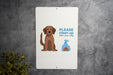 Clean Up After Dog Metal Sign - Pet Care, Eco-Friendly, Yard Decor