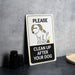 Pet Cleanup Metal Sign - Dog Park, Green Reminder, Eco Friendly