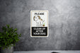 Pet Cleanup Metal Sign - Dog Park, Green Reminder, Eco Friendly