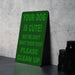 Eco Pet Waste Sign - Clean Up After Dog, Metal, Responsible Care
