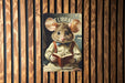 The Library for the Unread Metal Sign - Book Lover Decor, Reading Nook, Literary Humor, Unique Library Sign, Gift