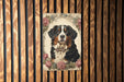 Victorian Portrait of Bernese Mountain Dog Metal Sign - Vintage Pet Decor, Dog Lover Gift, Animal Art, Unique Home Accent, Bernese Tribute