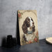 Victorian Portrait of an English Springer Metal Sign - Elegant Dog Art, Springer Spaniel Gift, Classic Decor, Pet Lover, Heritage Breed Sign