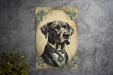 Victorian Portrait of a Victorian Great Dane Metal Sign - Majestic Dog Art, Great Dane Lover Gift, Antique Decor, Noble Pet Portrait