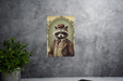 Victorian Portrait of a Raccoon Metal Sign, Antique Animal Art, Unique Home Decor, Vintage Wall Art, Raccoon Lover Gift