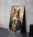 Victorian Shetland Sheepdog Metal Sign - Regal Herder, Noble Companion, Aristocratic Collie, Period Elegance, Classic Sheepdog Decor