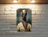 Victorian Doberman Painting Metal Sign - Regal Guardian, Noble Protector, Aristocratic Doberman, Period Decor, Guardian Breed Art