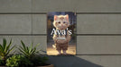Adorable Cat Bedroom Sign - Metal Poster for Pet Lovers, Customizable Kids Room Wall Art