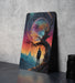 Sci-Fi Alien Themed Wall Art Metal Sign - Extraterrestrial Encounter, Space Beings, Cosmic Mystery, Alien Landscape, Future World