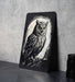 Simplistic Owl Wall Art Metal Sign - Minimalist Bird, Nature’s Wisdom, Elegant Feather, Serene Avian, Modern Decor