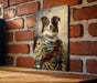 Victorian American Shepherd Metal Sign - Noble Breed, Elegant Portrait, Regal Canine, Historical Elegance, Classic Shepherd Decor