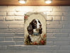 Victorian English Springer Metal Sign - Regal Spaniel, Aristocratic Charm, Period Dog Portrait, Noble Canine, Heritage Decor