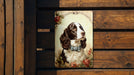 Victorian English Springer Metal Sign - Regal Spaniel, Aristocratic Charm, Period Dog Portrait, Noble Canine, Heritage Decor