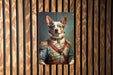 Victorian Australian Cattle Dog Painting Metal Sign - Noble Herder, Regal Canine, Historical Breed, Rustic Elegance, Farmhouse Decor
