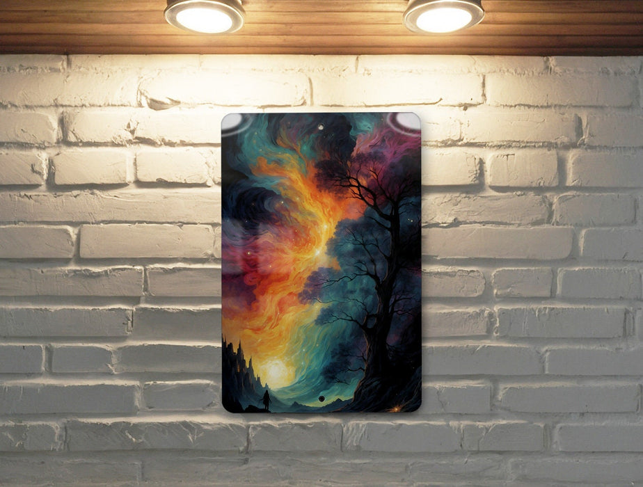 Fantasy Abstract Wall Art Metal Sign - Dreamy Landscape, Enchanted Art, Magical Scenery, Mystical Decor, Imagination Realm