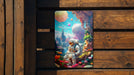 Colorful Fantasy Galaxy Wall Art Metal Sign - Vibrant Space, Cosmic Dreams, Sci-Fi Decor, Universe Imagination, Star Art