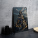 Castle in Nature Fantasy Wall Art Metal Sign - Mystical Fortress, Enchanted Kingdom, Fairy Tale Castle, Magical Landscape, Epic Scenery