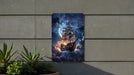 Fantasy Ship Clouds Wall Art Metal Sign - Floating Vessel, Dreamy Skies, Airborne Adventure, Cloudscape Journey, Mystic Voyage
