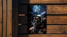 Astronaut Skeleton Universe Metal Sign - Space Art, Cosmic Decor, Sci-Fi Wall Art, Galaxy View, Mystery of Space