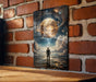 Astronaut Themed Planet Wall Art Metal Sign - Space Exploration, Cosmic Art, Sci-Fi Decor, Galaxy Design, Outer Space