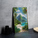 Anime Beach Jungle Wall Art Metal Sign - Manga Style, Tropical Decor, Nature Art, Serene Scenery, Adventure Theme