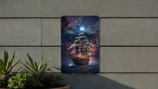 Beautiful Sailing Wall Art Metal Sign - Nautical Decor, Ocean Journey, Sailboat Scene, Maritime Art, Adventure Theme