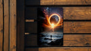 Black Hole Nature Wall Art Metal Sign - Cosmic Wilderness, Space Decor, Sci-Fi Art, Galaxy Theme, Celestial Beauty