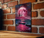 Colorful Night Sky Ocean Wall Art Metal Sign - Starry Sea, Celestial Waters, Cosmic Ocean, Night Beach, Serene View