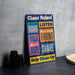 Colorful Classroom Rules Metal Sign - Easy to Clean Classroom Decor - Educational - Educational Poster - Teacher - Teacher Sign