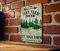Vintage Christmas Metal Sign, Christmas Tree Farm, Christmas Decor, Merry Christmas Sign, Christmas Vintage, Rustic Christmas