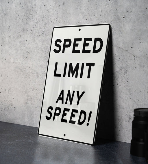 Custom Speed Limit Sign, Outdoor Metal Sign, Custom Speed Sign, Speed Limit 69