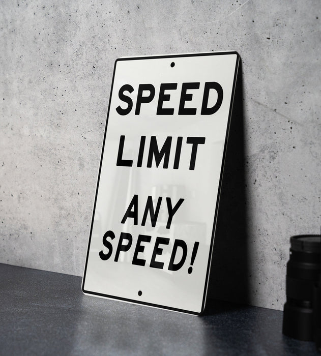 Custom Speed Limit Sign, Outdoor Metal Sign, Custom Speed Sign, Speed Limit 69