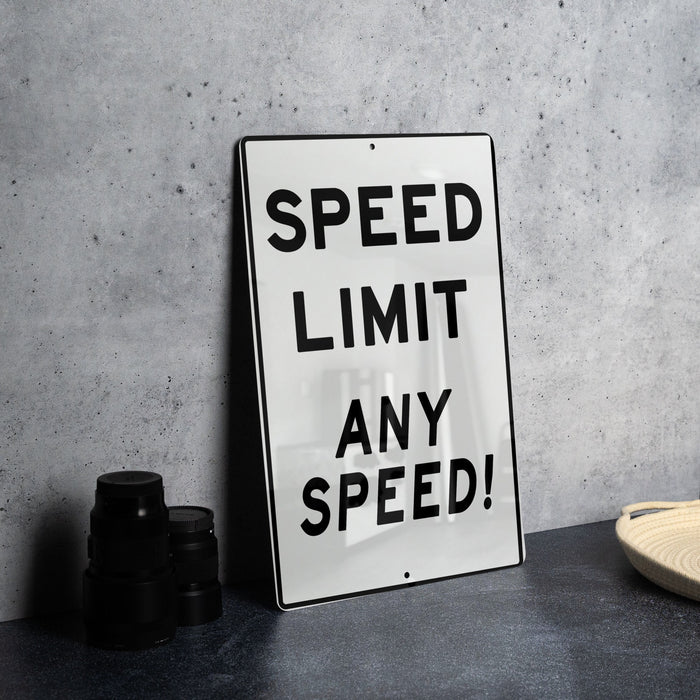 Custom Speed Limit Sign, Outdoor Metal Sign, Custom Speed Sign, Speed Limit 69