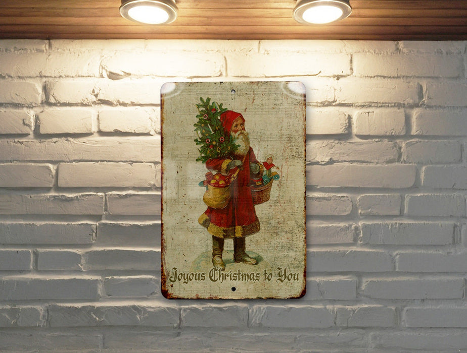 Vintage Christmas Metal Sign, Merry Christmas, Christmas Decor, Merry Christmas Sign, Christmas Vintage, Rustic Christmas