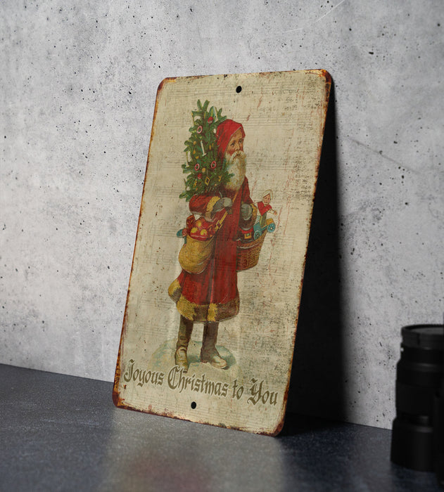 Vintage Christmas Metal Sign, Merry Christmas, Christmas Decor, Merry Christmas Sign, Christmas Vintage, Rustic Christmas