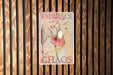 Embrace Chaos - Metal Sign - Funny Frog Art, Wall Art, Vintage Style Wall Art, Cute Frog, Funny Gift