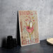 Embrace Chaos - Metal Sign - Funny Frog Art, Wall Art, Vintage Style Wall Art, Cute Frog, Funny Gift